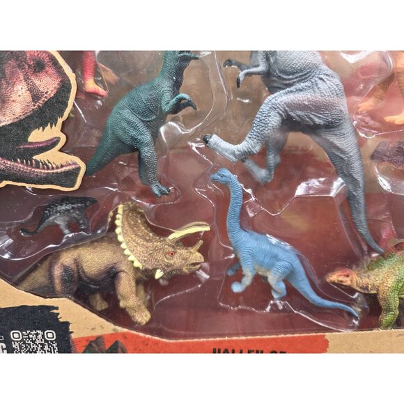 Animal Planet Valley Of Dinos Prehistoric Adventure Playset 14-Piece Plastic Fig - Picture 3 of 9